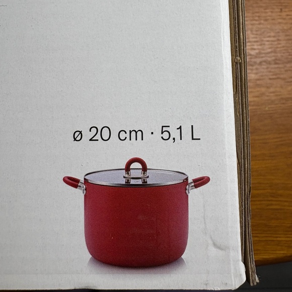 New in Box STEN Masterpro by Alessi 5.1 L High Casserole with Lid - Picture 7 of 11